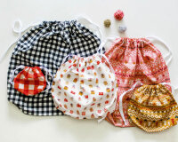 Popeline-Patchworkstoff PLAID OF MY DREAMS, Karo, gelb, Art Gallery