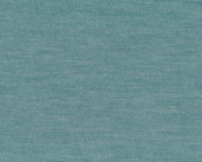 Merino-Wollstrickstoff MAGLIA, türkis meliert, Hilco