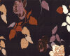 Viskosejersey JANIN, Rosen, aubergine, Hilco