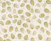 Metallic-Patchworkstoff CHRISTMAS IS NEAR, Tannenzapfen, creme-gold