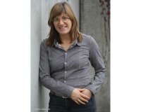 Baumwolljersey AUTUMN BUNNY, Strichel, goldgelb