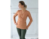 Baumwolljersey AUTUMN BUNNY, Strichel, braun