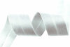 Jersey-Schrägband aus Baumwolle, einfarbig, 20 mm weiß