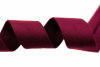 Jersey-Schrägband aus Baumwolle, einfarbig, 20 mm weinrot