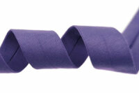 Jersey-Schrägband aus Baumwolle, einfarbig, 20 mm lila