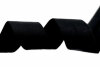 Jersey-Schrägband aus Baumwolle, einfarbig, 20 mm schwarz