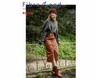 Baumwollstoff mit Stretch DENIM Leopardenprint, braun-schwarz, Fibre Mood