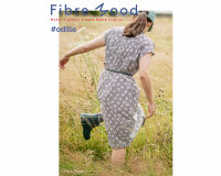 Baumwollstoff mit Stretch TIGER, Streifen und Tiger, schwarz, Fibre Mood