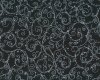 Metallic-Patchworkstoff HOLIDAY FLOURISH, Kringel-Ranken, schwarz-silber, Robert Kaufman