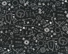 Patchworkstoff STEM SQUAD, Mathe-Formeln, schwarz, Michael Miller