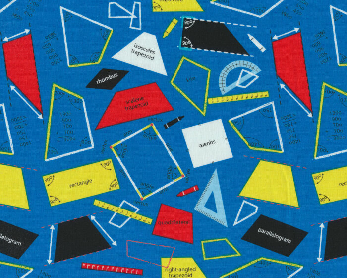 Patchworkstoff STEM SQUAD, Geometrie, blau, Michael Miller