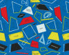 Patchworkstoff STEM SQUAD, Geometrie, blau, Michael Miller