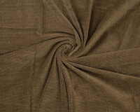 Breitcordstoff mit Stretch BUBBLE WASH, olivbraun, PS fabrics
