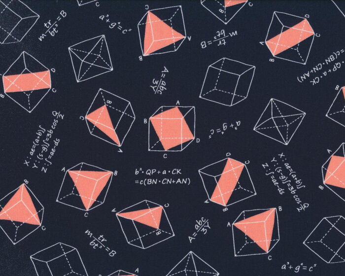 Patchworkstoff MUSINGS, Geometrie, nachtblau, Robert Kaufman