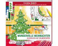 Weihnachts-Malbuch: Colorful Secrets - Wundervolle...