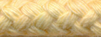 Dicke, runde Baumwoll-Kordel HOODIE, 8 mm pastellgelb