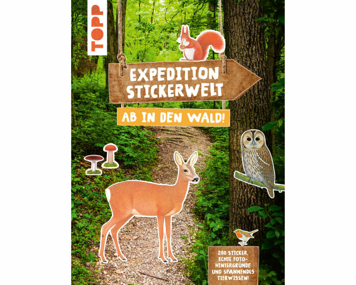 Stickerbuch: Expedition Stickerwelt - An in den Wald!, Topp