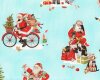 Patchworkstoff HOLLY JOLLY CHRISTMAS, Weihnachtsmann, Robert Kaufman