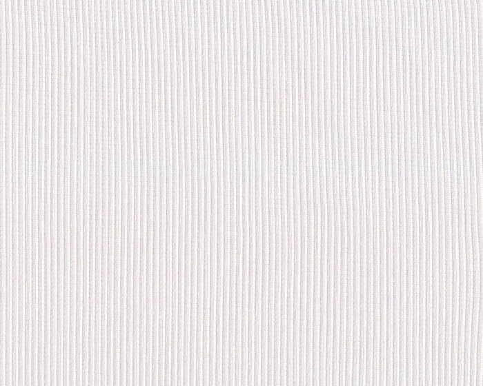 Rippenjerseystoff aus Baumwolle UNI RIB, gebrochenes weiß