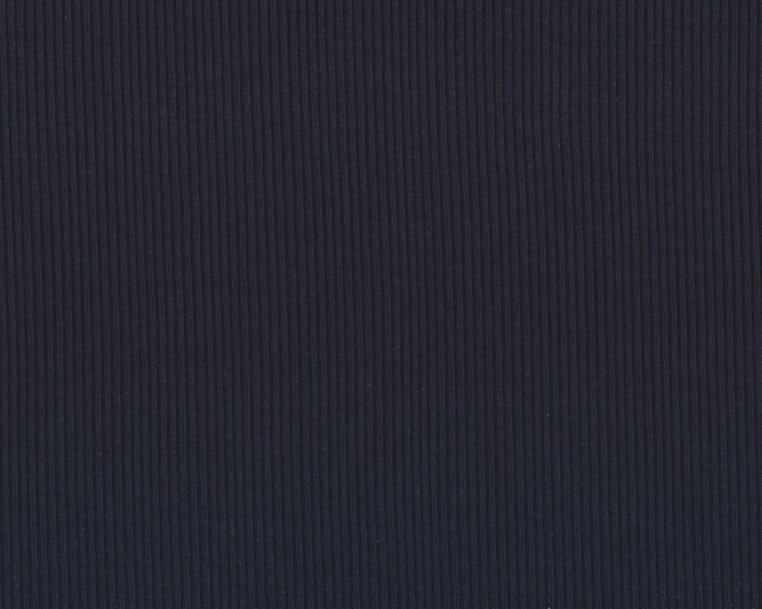 Rippenjerseystoff aus Baumwolle UNI RIB, marineblau