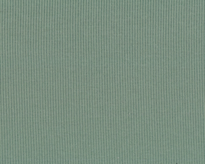 Rippenjerseystoff aus Baumwolle UNI RIB, mintgrün