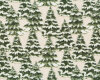 Patchworkstoff WINTER FOREST, Tannenbäume, natur, Wilmington Prints
