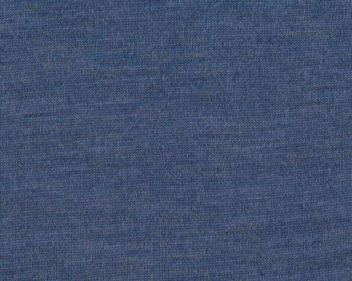 Merino-Wollstrickstoff aus feinsten Wollfäden, blau meliert, Toptex