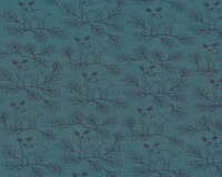 Baumwolljersey DEERBERRY, Rehe, grüngrau, jolijou