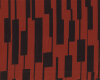 Viskosetwill ECOVERO™, Streifen-Vierecke, terracotta, Mind the Maker