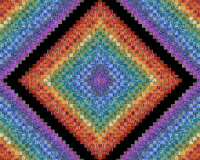 Patchworkstoff MARBLE ESSENCE, Kaleidoskop-Pfeile, orange, In the Beginning