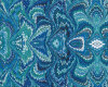 Patchworkstoff MARBLE ESSENCE, Kaleidoskop-Blüten, mintgrün, In the Beginning