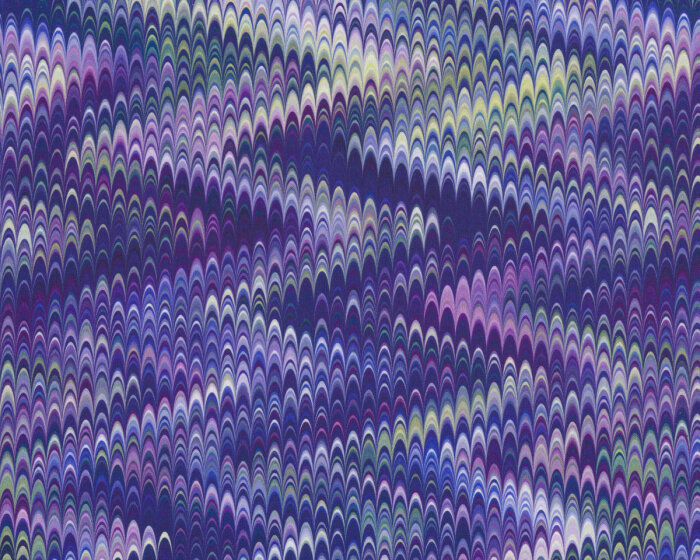 Patchworkstoff MARBLE ESSENCE, große Zacken, violett, In the Beginning