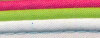Dreifarbiges Paspelband TRICOLORE aus Baumwolle pink-grün