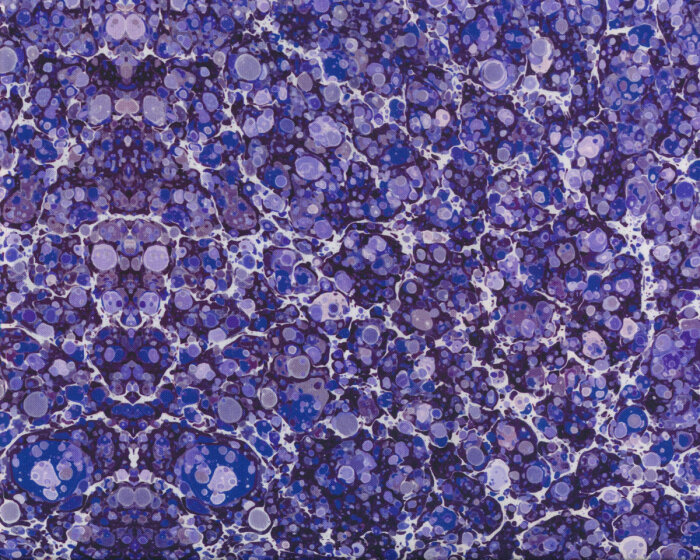 Patchworkstoff MARBLE ESSENCE, Marmorierung, violett, In the Beginning