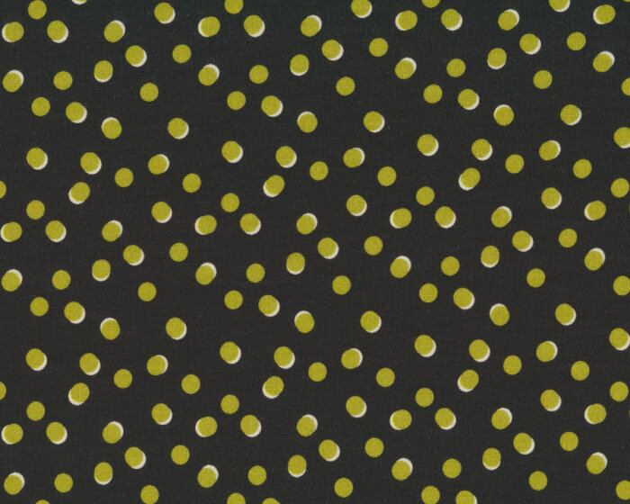 Viskosejersey OPAL, Tupfen, dunkles olive, Toptex