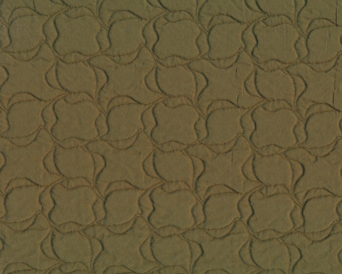 Steppstoff ELEGANCE, Blütenwaben, olive,Toptex