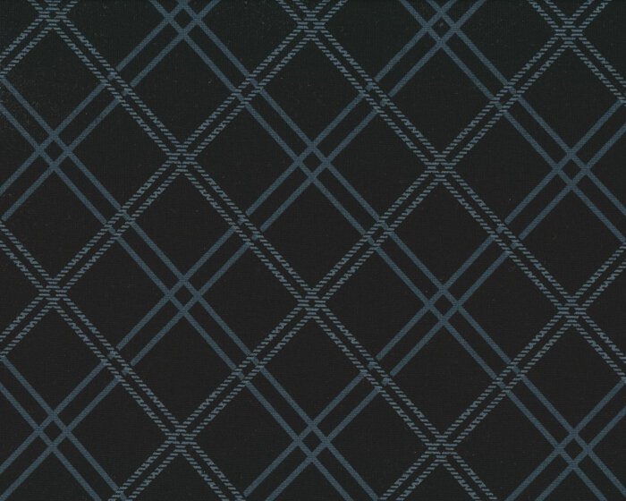 Romanitjersey PRINT, Diagonal-Karo, schwarz-grau, Toptex
