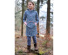 B-Ware Sweatstoff French Terry ALL MY FLOWERS, Blumenvasen, graugrün, Lila Lotta