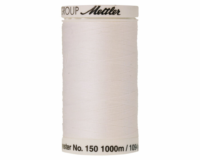 Stick-Unterfaden BOBBINETTE, weiß und schwarz, Mettler weiß