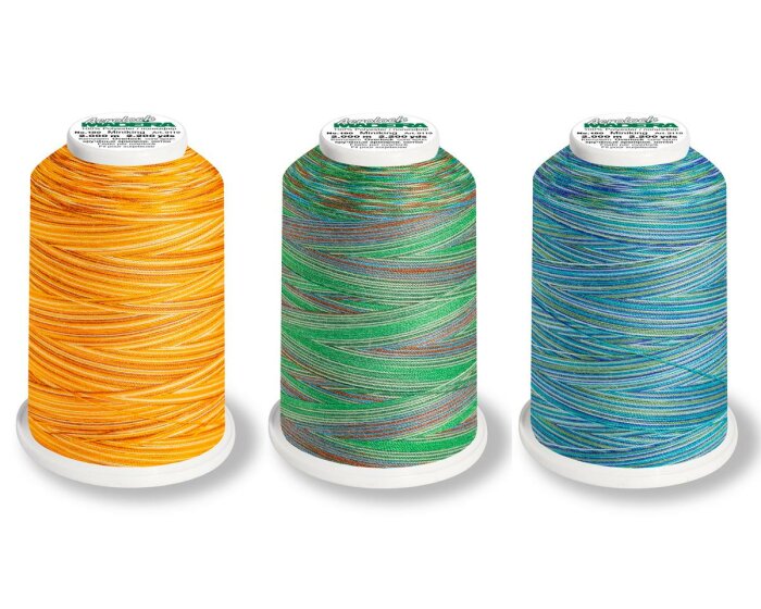 Overlockgarn Miniking AEROLOCK Multicolor, 1200 m, Madeira