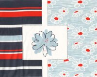 1 Reststück MIT FEHLER 1,45 m-Panel Baumwoll-Canvas HOLIDAY PANEL, Taschen