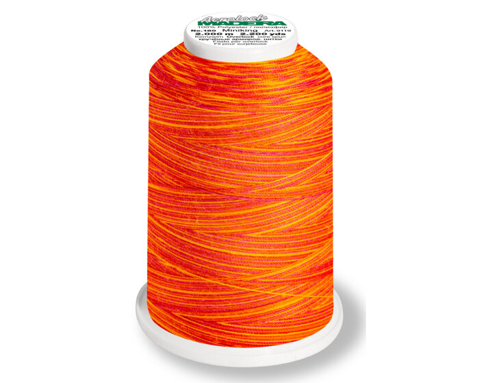 Overlockgarn Miniking AEROLOCK Multicolor, 1200 m, Madeira 9506