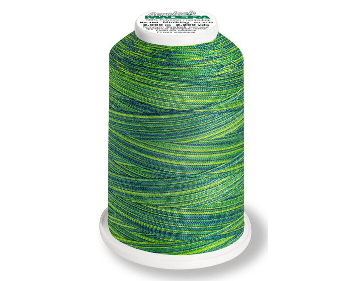 Overlockgarn Miniking AEROLOCK Multicolor, 1200 m, Madeira 9509