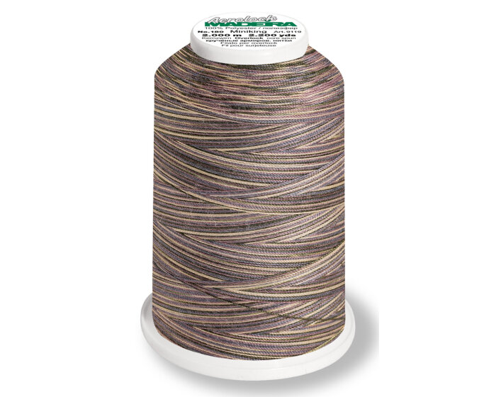Overlockgarn Miniking AEROLOCK Multicolor, 1200 m, Madeira 9514