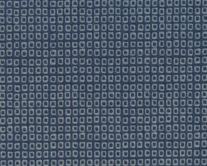 Hosenstoff Baumwoll-Jacquard mit Stretch ADAM, Kästchen, jeansblau