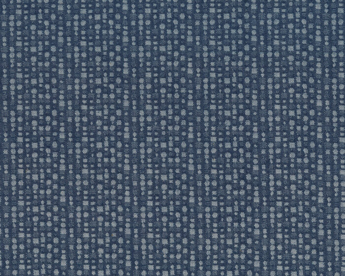 Hosenstoff Baumwoll-Jacquard mit Stretch ADAM, Tupfen, jeansblau