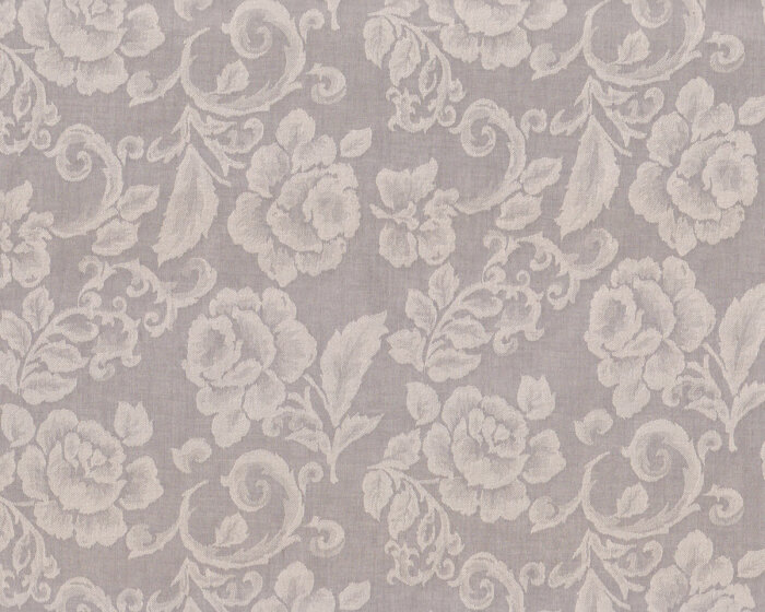 Hosenstoff Baumwoll-Jacquard mit Stretch JANIS, Rosen, natur