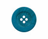 Hanfknopf recycelt, Union Knopf 11 mm petrolblau