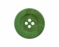Hanfknopf recycelt, Union Knopf 23 mm grün