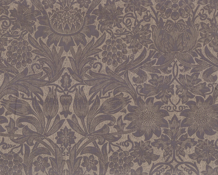 Patchworkstoff MINERAL, Sonnenblumen, lilagrau, Morris & Co.